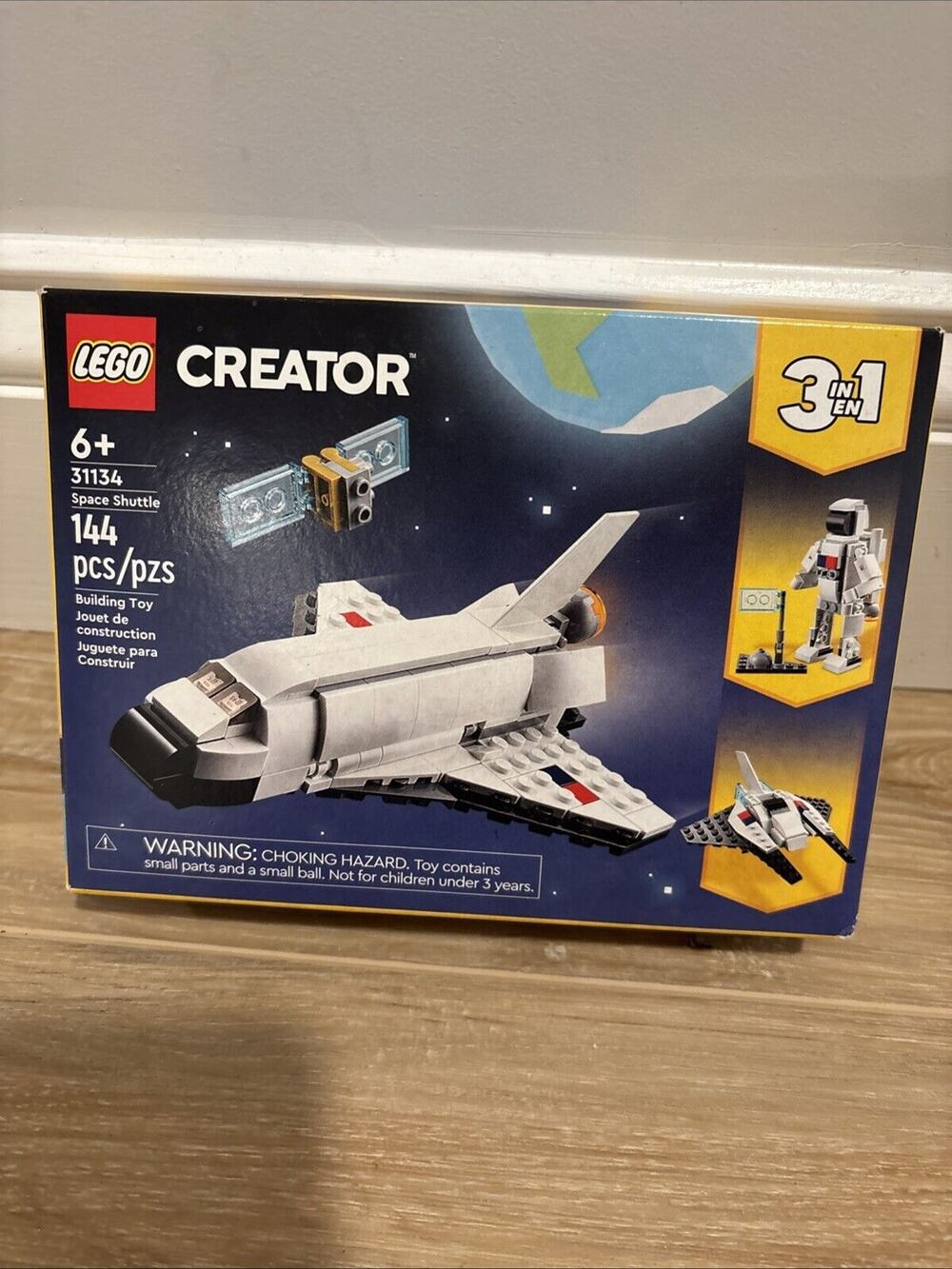 Lego Creator 3 In 1: Space Shuttle #31134 / 144 Pieces / 100% Complete Orig Box